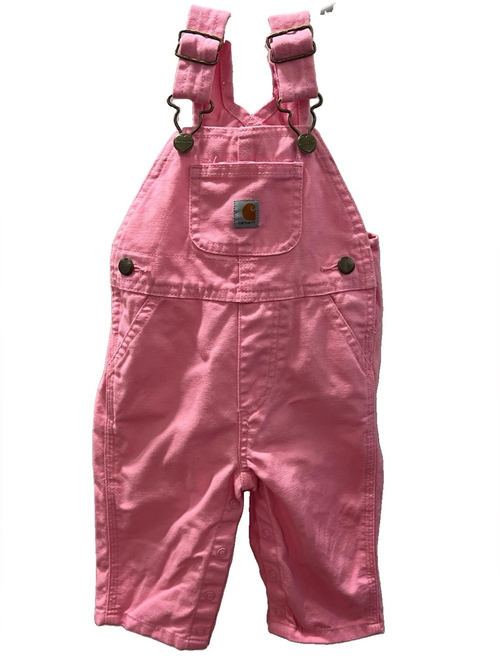 Pink Carhartt Bib Canvas Overalls